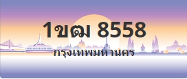 ป้ายประมูล 1ขฒ 8558