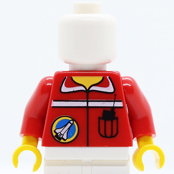 Space Port Logo and Radio in Pocket Pattern / Red Arms / Yellow Hands