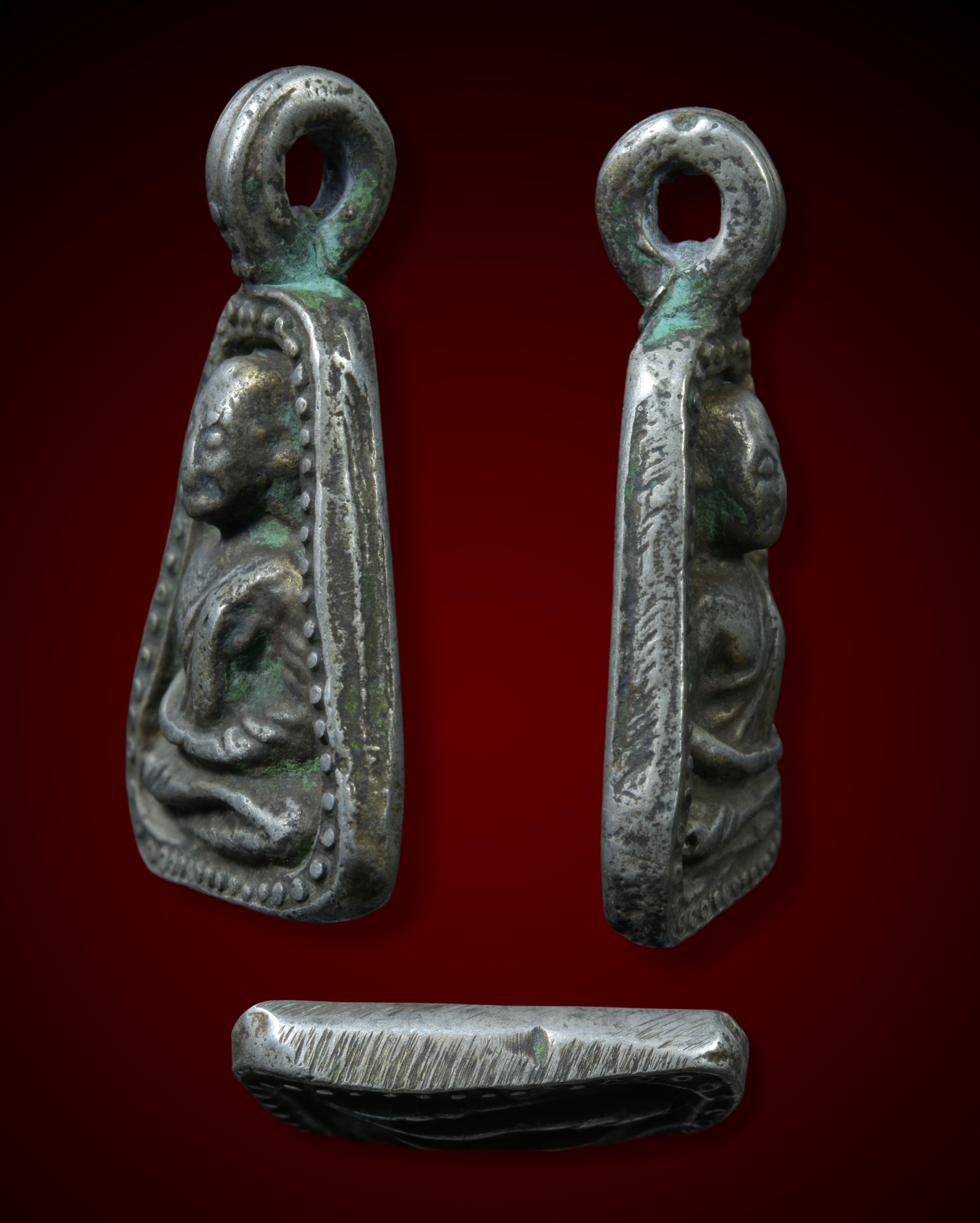 จอบหลวงพ่อเงิน จอบใหญ่ เนื้อแก่เงิน