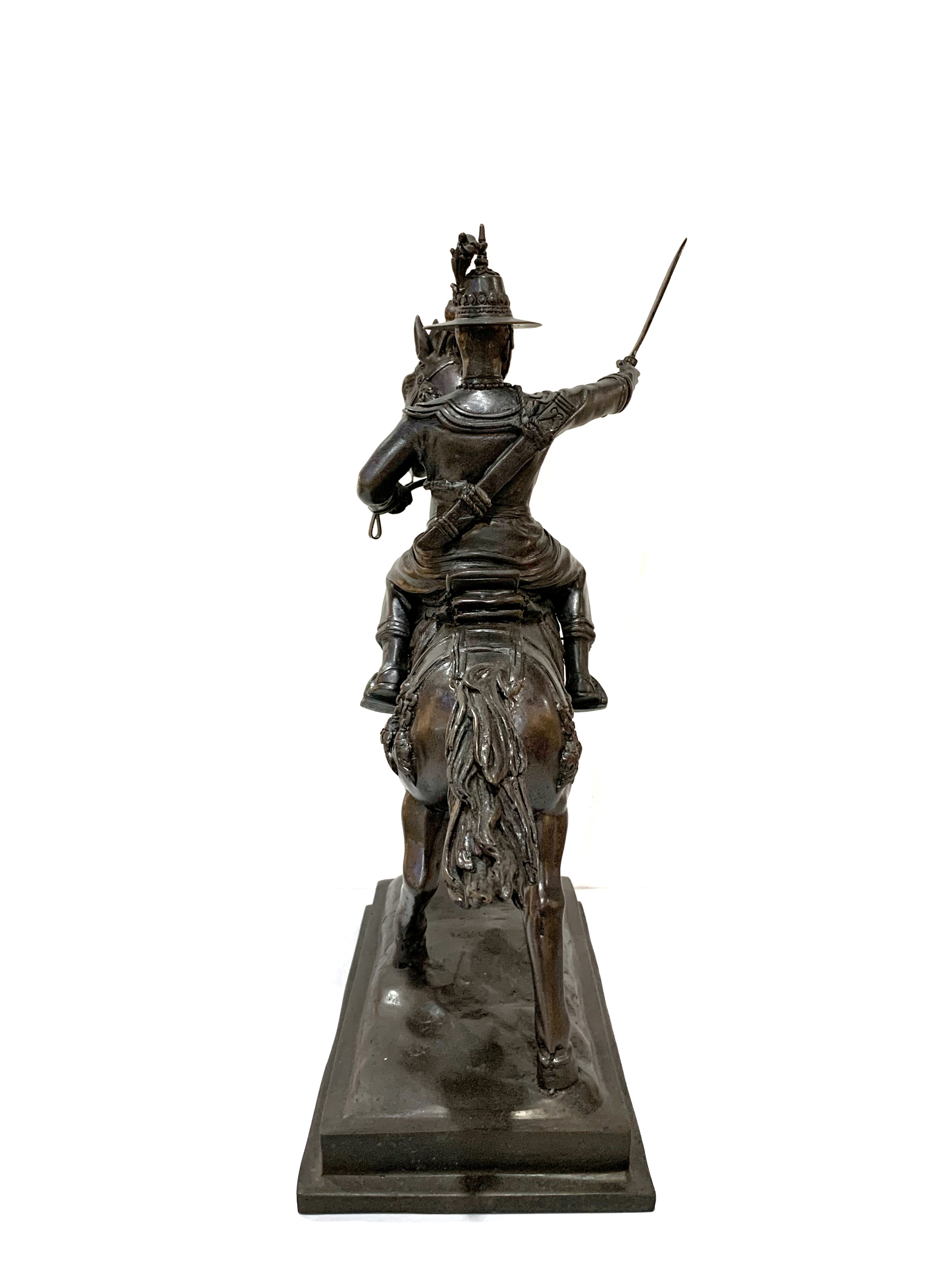 พระเจ้าตากสินมหาราช ทรงม้า หน้าตัก 5 นิ้ว