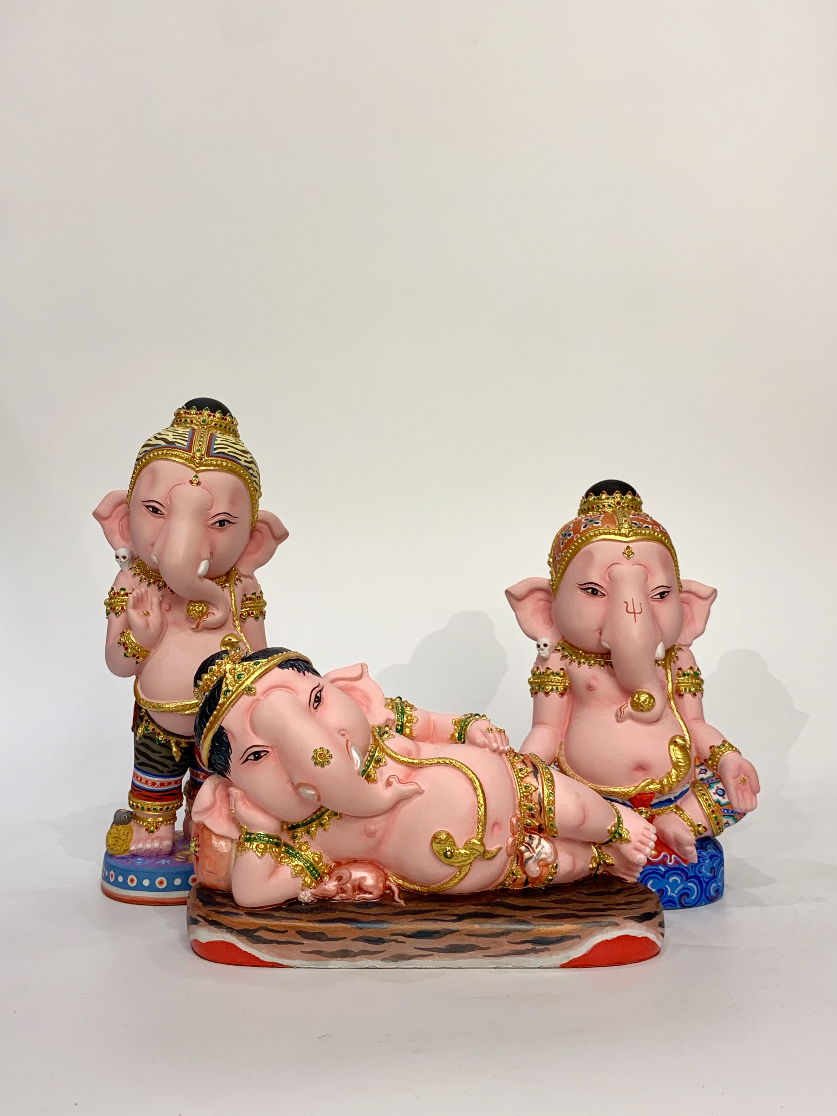 ชุด 3 องค์ : พระพิฆเนศ หน้าตัก 3 นิ้ว