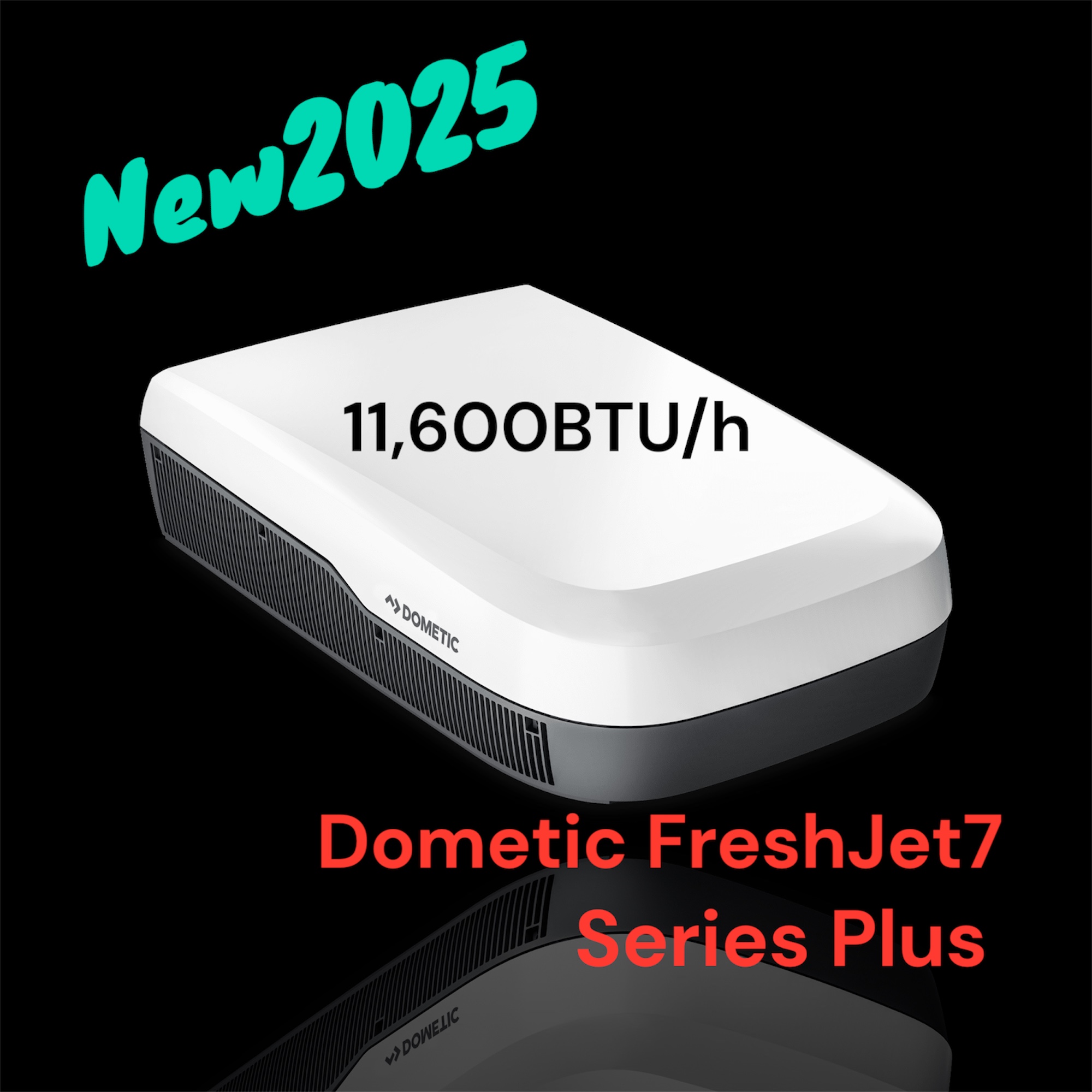 แอร์หลังคารถ Dometic FreshJet 7 Series Plus 11,600 BTU/h RV air conditioner