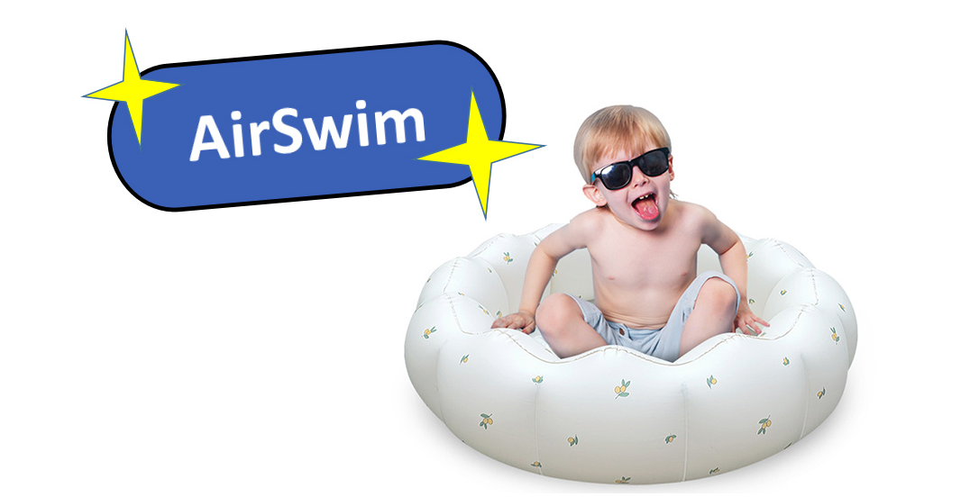 แพเป่าลมเด็กทรงกลมตกแต่งลายผลไม้ Inflatable Baby Paddling Pool