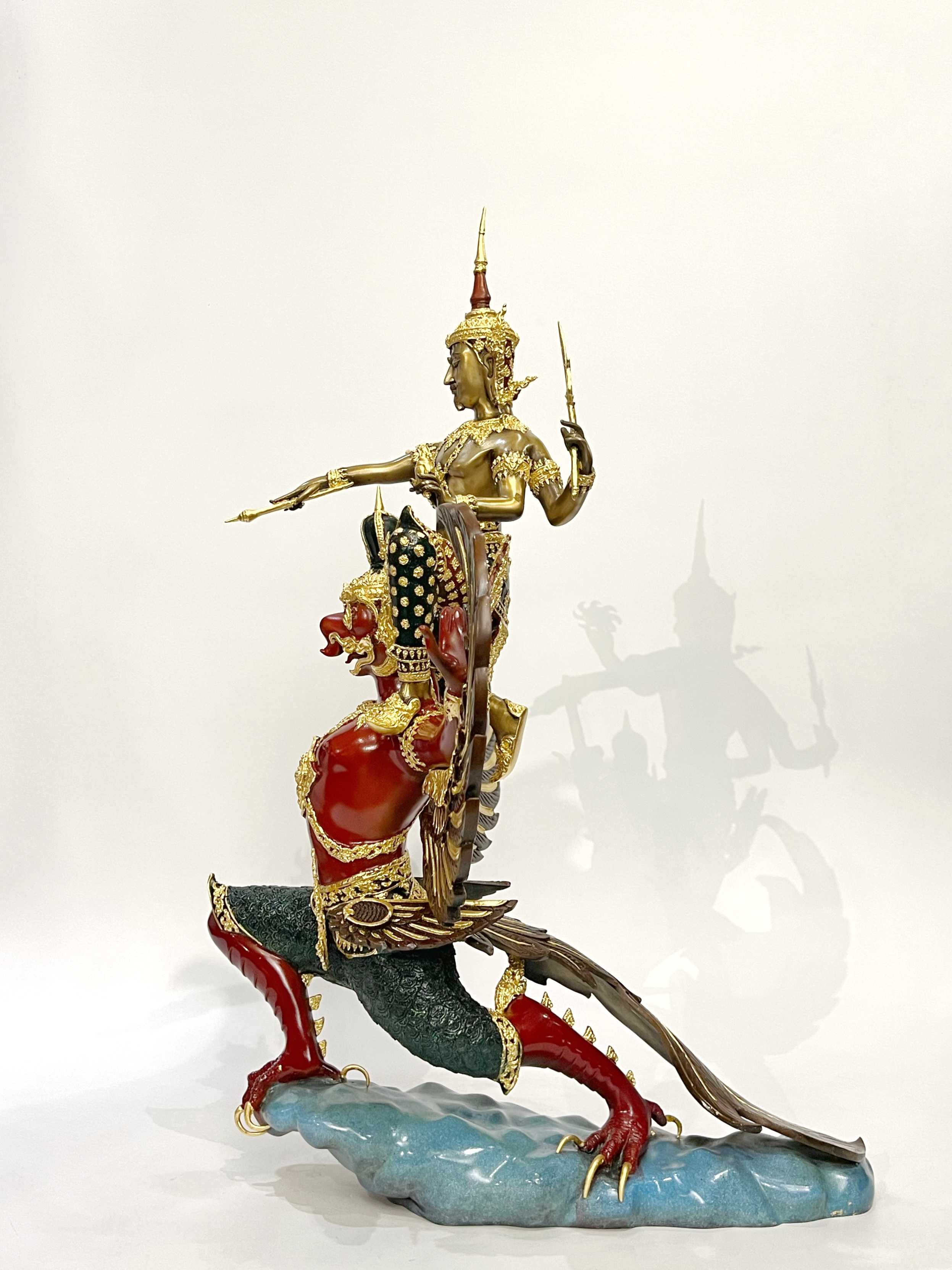 พระนารายณ์ทรงครุฑ หน้าตัก 9 นิ้ว