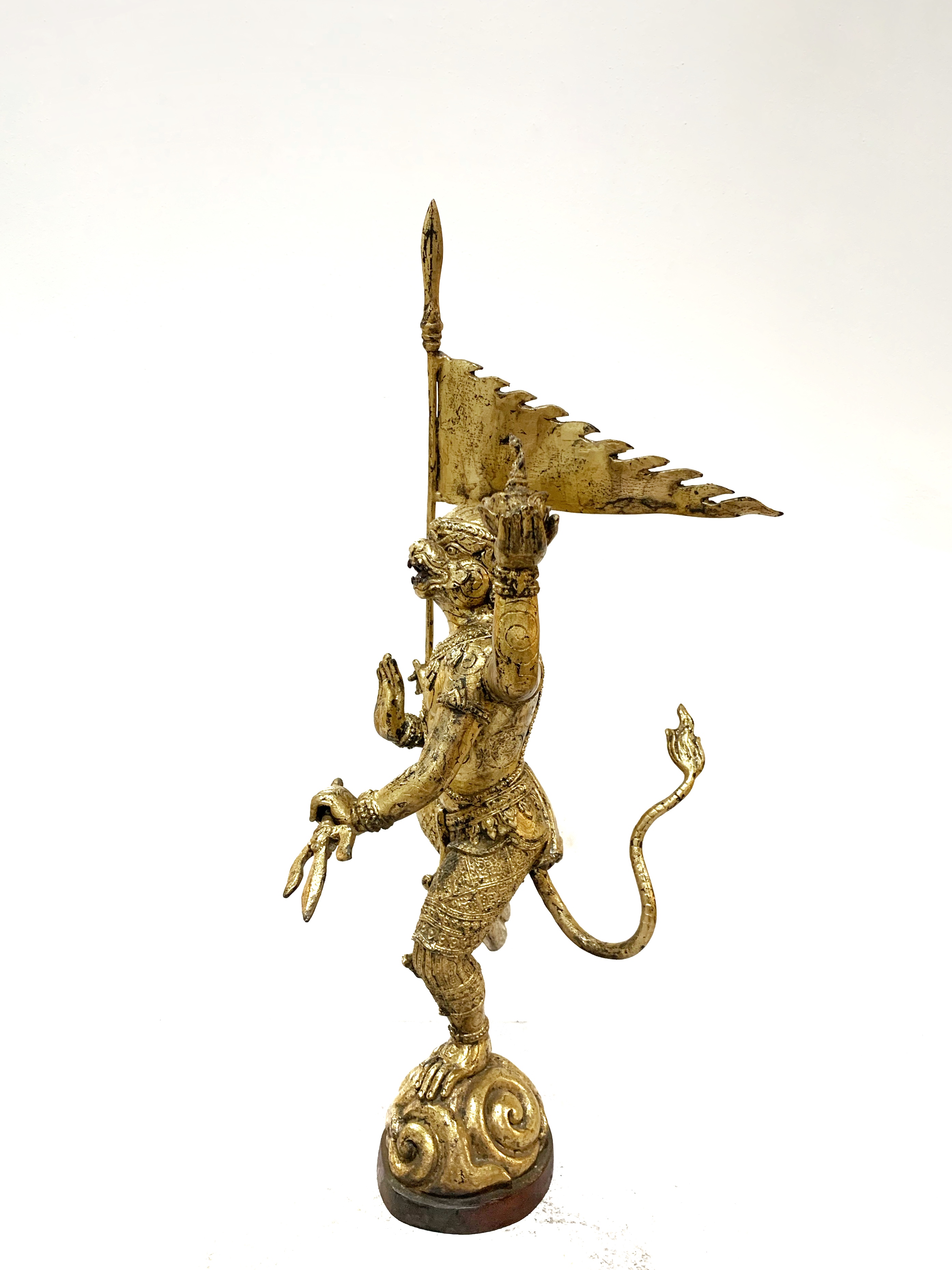 หนุมานชนะมาร ประทานพร หน้าตัก 9 นิ้ว