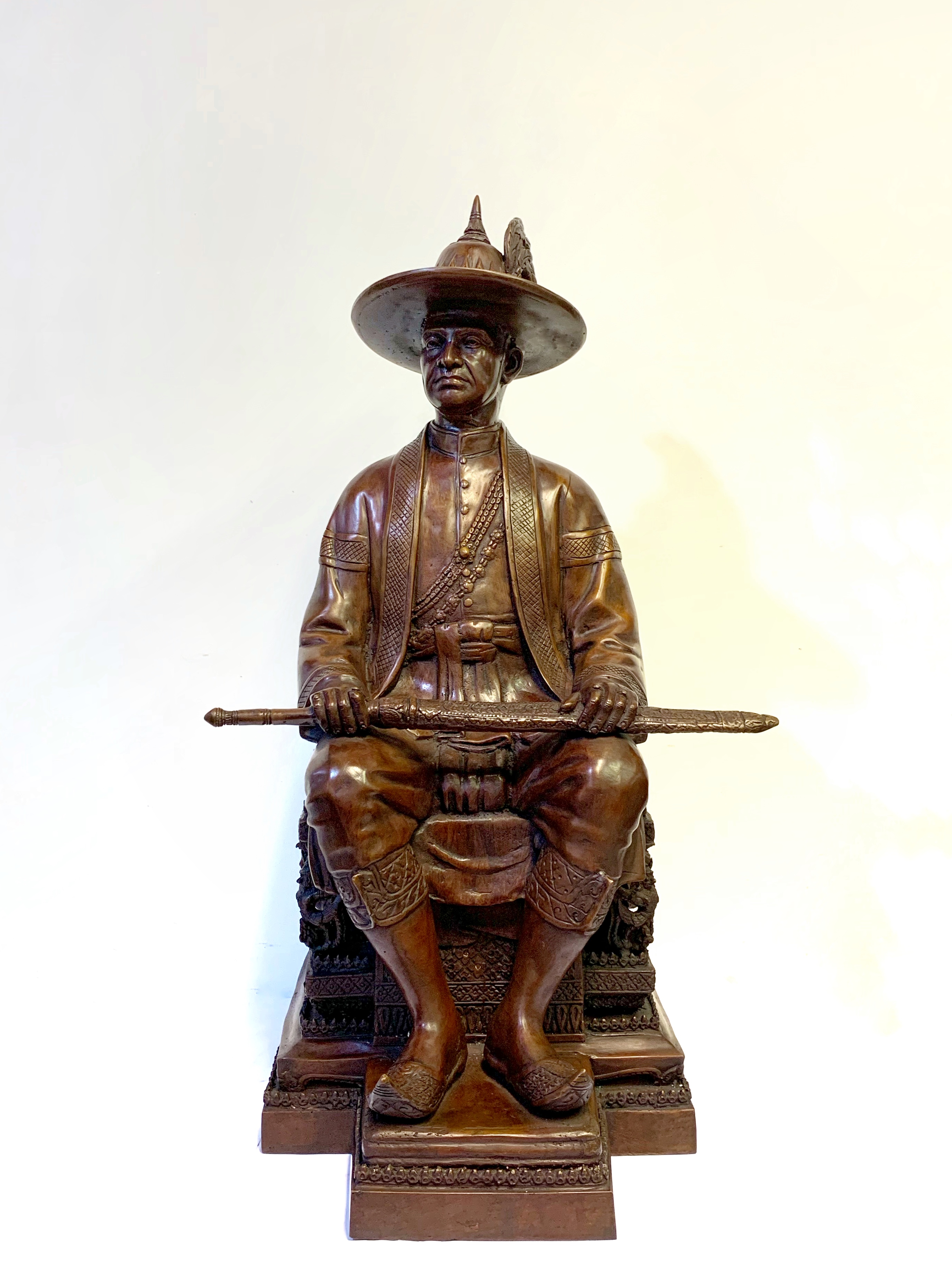 รัชกาลที่ 1 นั่งบัลลังก์ หน้าตัก 14 นิ้ว