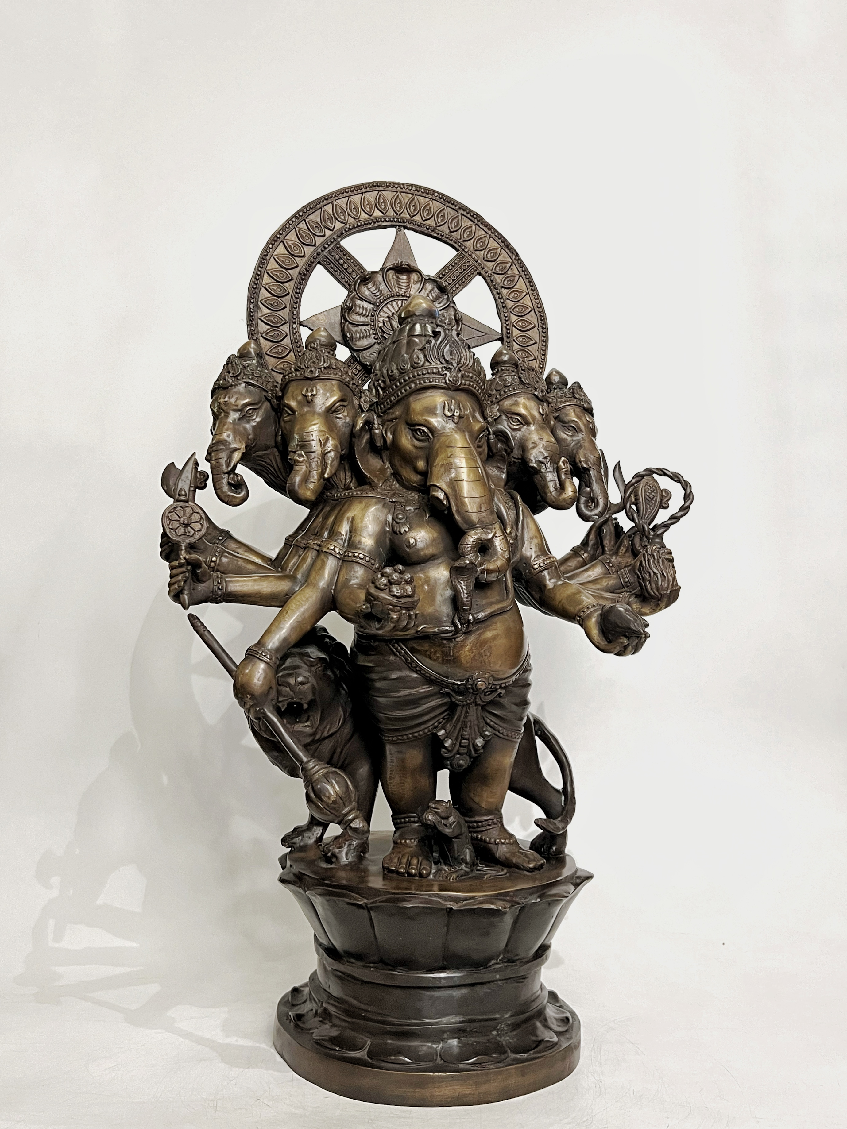 พระพิฆเนศ 5 เศียร หน้าตัก 9 นิ้ว (หมายเลข 24)