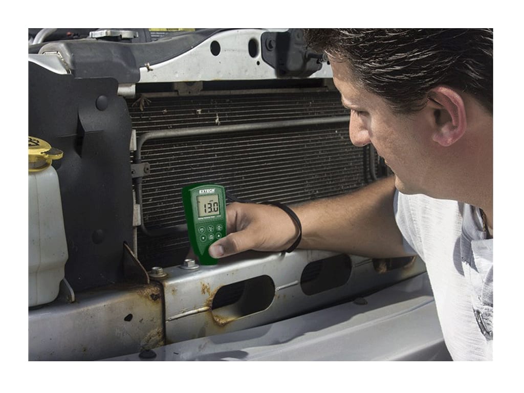 EXTECH CG104 เครื่องวัดความหนาสีเคลือบผิวโลหะและเคลือบผิวอโลหะ Coating Thickness Tester Measures the thickness of ferrous and non-ferrous substrates