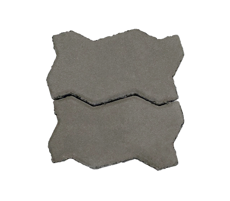 อิฐตัวหนอน สีเทา 4 ซม.