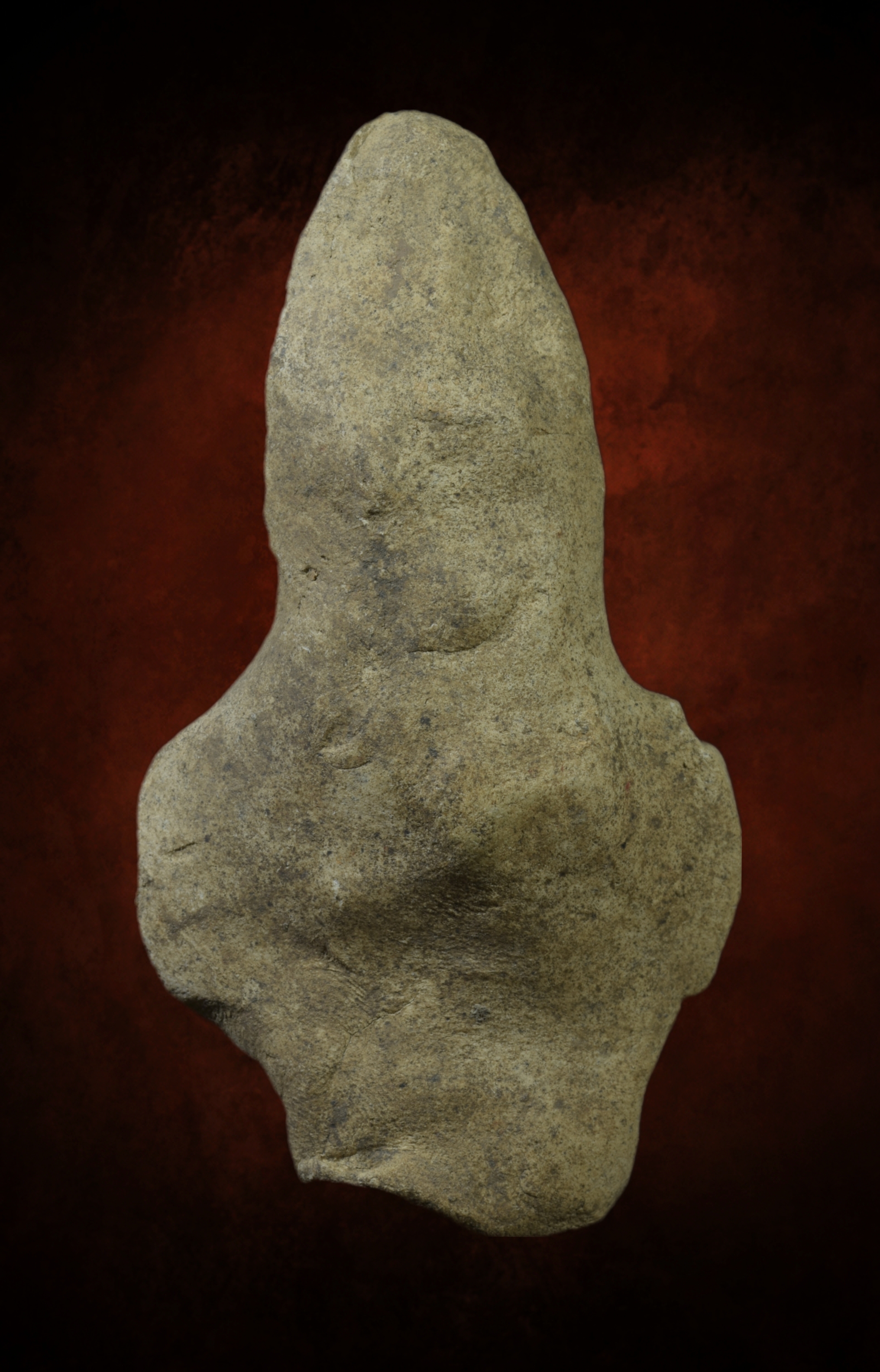 พระสิกขี (พระนางจามเทวี) เนื้อดินเผา