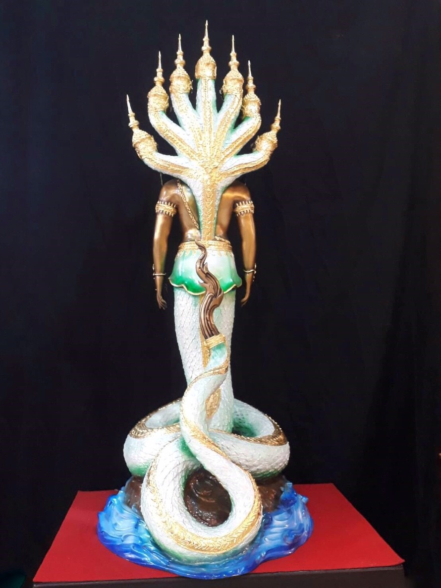 องค์ปู่พญานาคราช ปรกนาค 7 เศียร ( 1.35 เมตร )