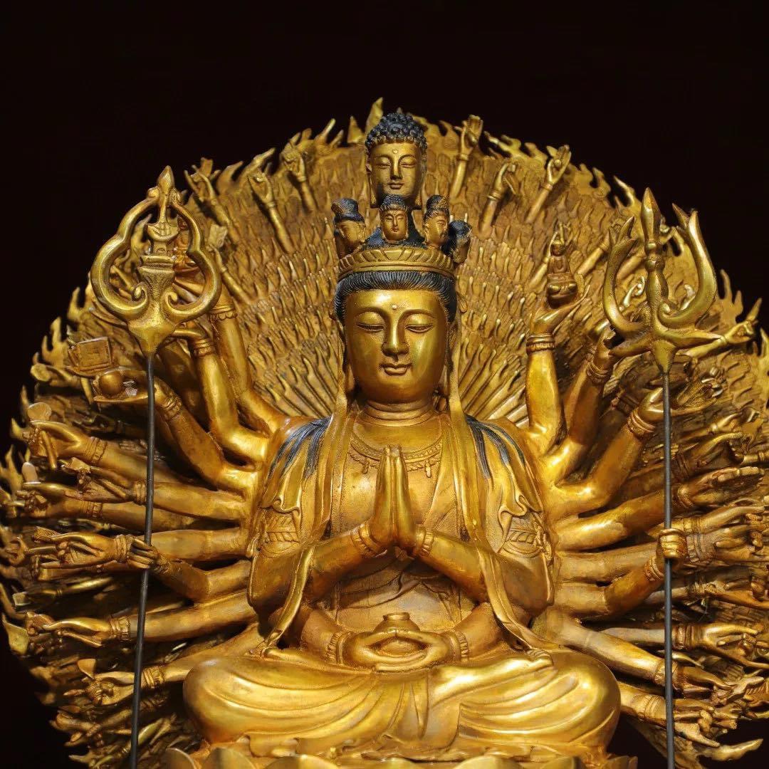 Pre-Order : พระโพธิสัตว์กวนอิม เจ้าแม่กวนอิม ปางพันมือ สูง 53 cm