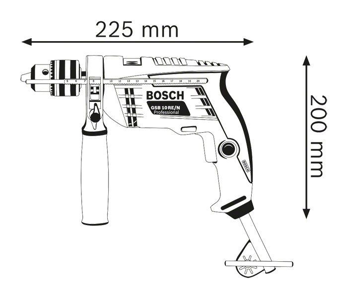 Bosch รุ่น GSB 10 RE สว่านกระแทก