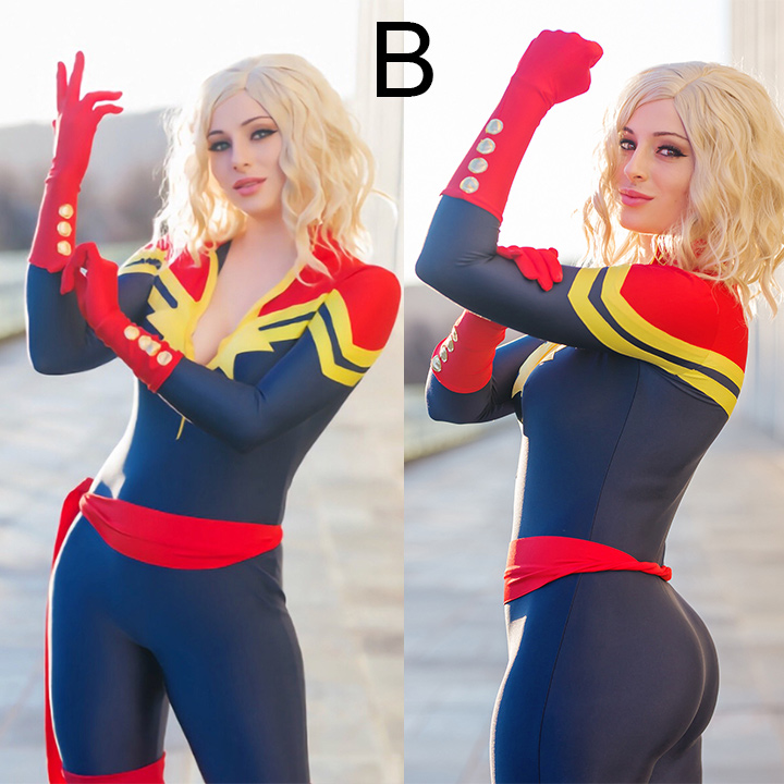 ชุดกัปตันมาร์เวล แบบสกรีน มีให้เลือก 3 แบบ