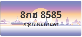 ป้ายประมูล 8กฮ 8585