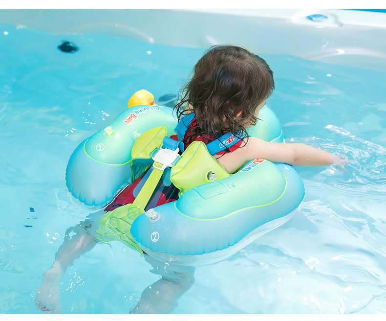 ห่วงยางพยุงตัว มีที่ล๊อค สำหรับเด็ก ตั้งแต่ 3 เดือน - 6 ปี พร้อมที่สูบลม!!! Baby Swimming Ring Inflatable Infant Armpit Floating Kids with Air Pump