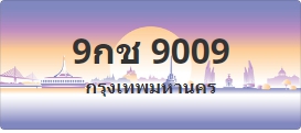 ป้ายประมูล 9กช 9009