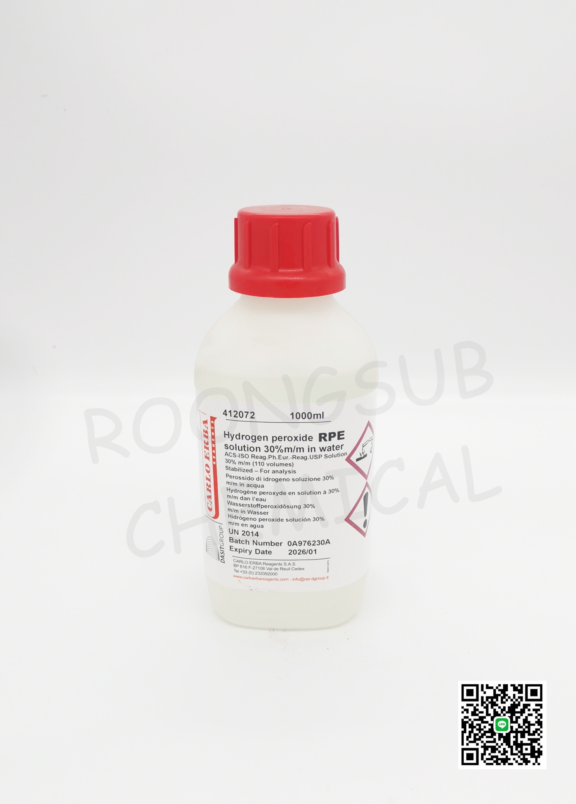 HYDROGEN PEROXIDE SOLUTION 30% RPE