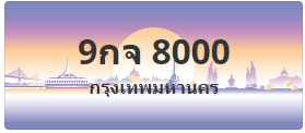 ป้ายประมูล 9กจ 8000