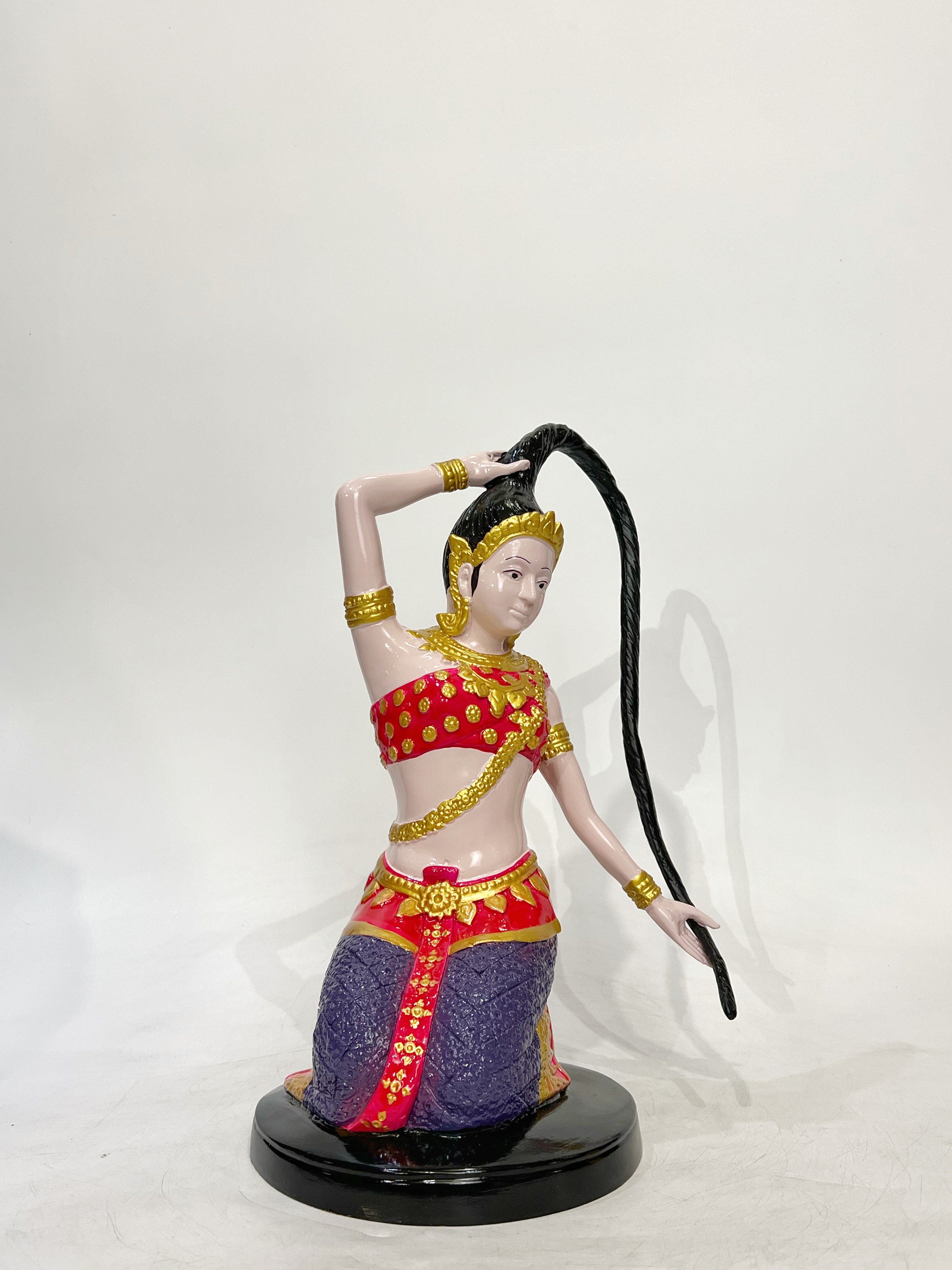 พระแม่ธรณีบีบมวยผม หน้าตัก 7 นิ้ว