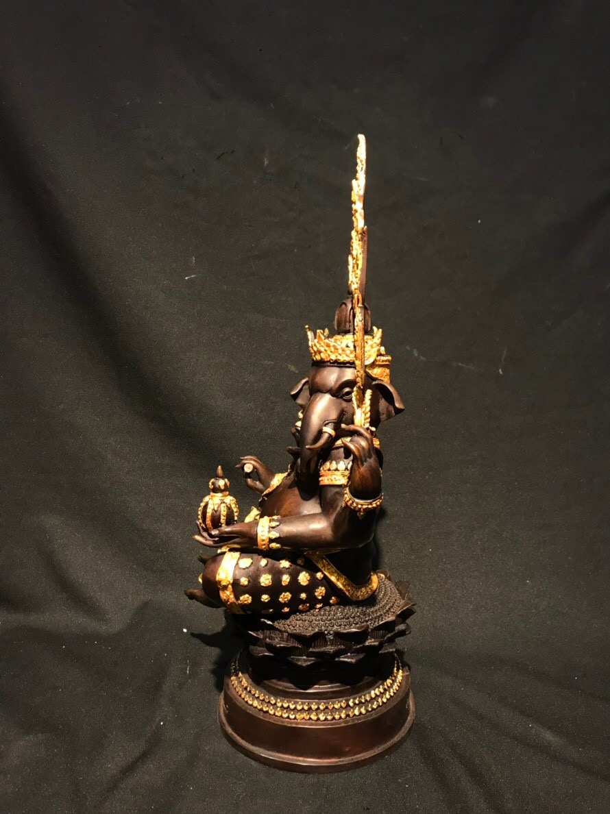 พระพิฆเนศ ปางทวิมุข หน้าตัก 9 นิ้ว