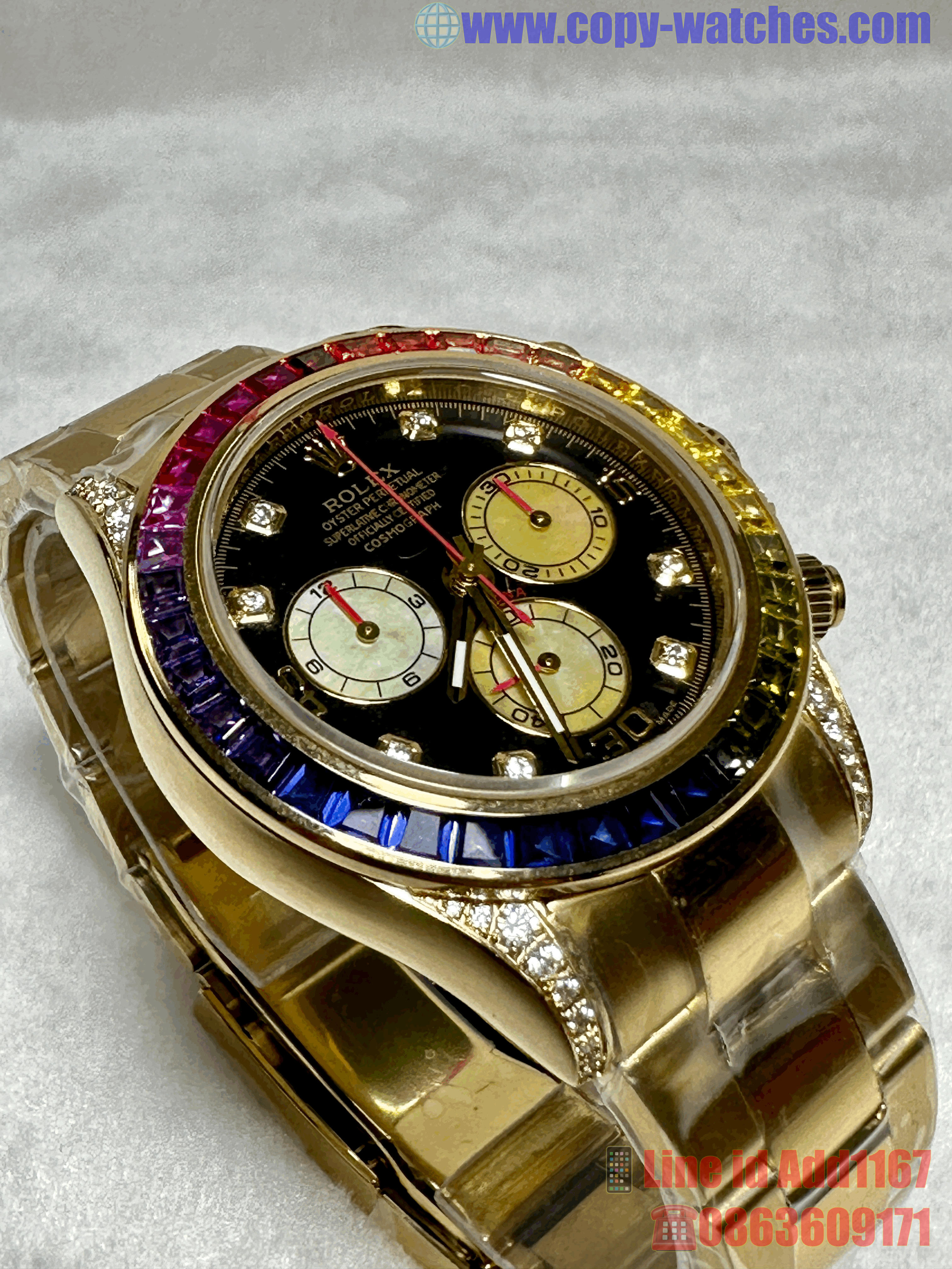Rolex Daytona Rainbow 116598 RBOW (Swiss ZF)
