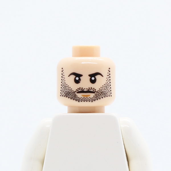 Dual Sided LotR Beard Stubble, Calm / Battle Rage Pattern (Kili) - Hollow Stud