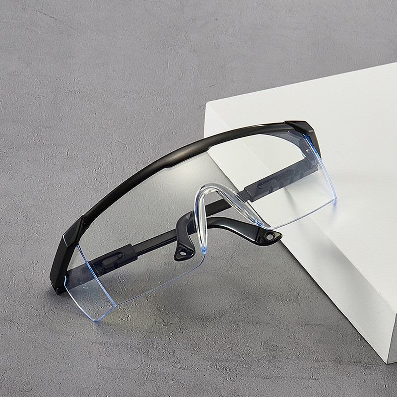 แว่นตาตัดหญ้า แว่นตานิรภัย แว่นตากันลม แว่นตากันสะเก็ด เลนส์ใส