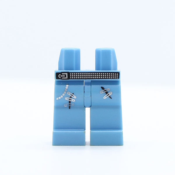 CS04 Hips and Legs with Studded Belt and Safety Pins Pattern