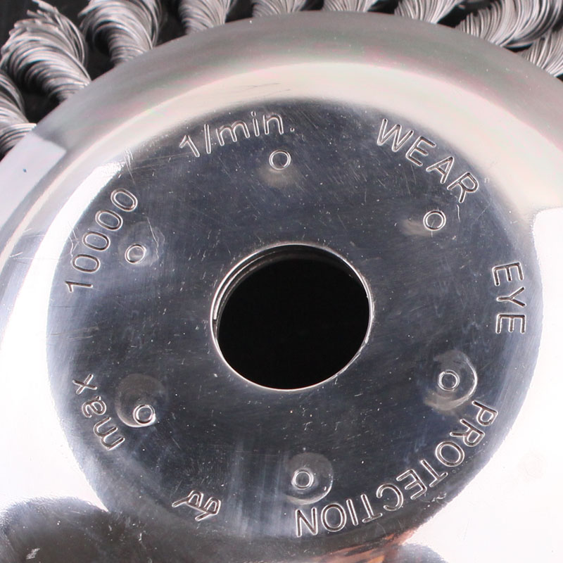 แปรงลวดถ้วยตัดหญ้า แปรงขัดพื้นใส่เครื่องตัดหญ้า ขนาด 8 นิ้ว