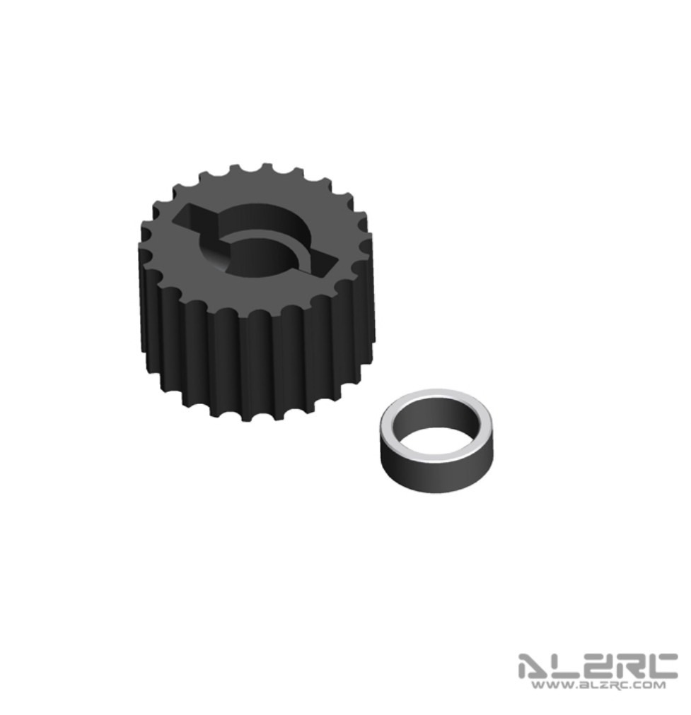DX380-38S # Devil X380 Plastic Tail Pulley - 22T