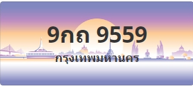 ป้ายประมูล 9กถ 9559