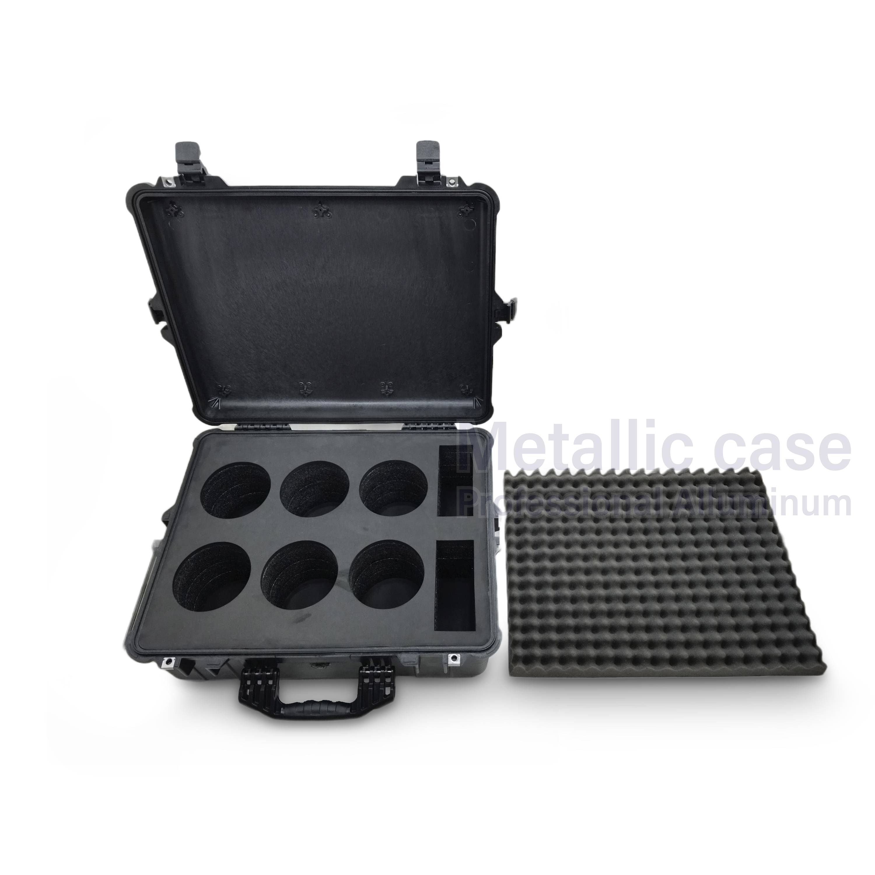 metalliccase2-1012-CCC-6607 / Foam สำหรับใส่เลนส์ Canon 6 เลนส์ ในกระเป๋า Pelican 1600