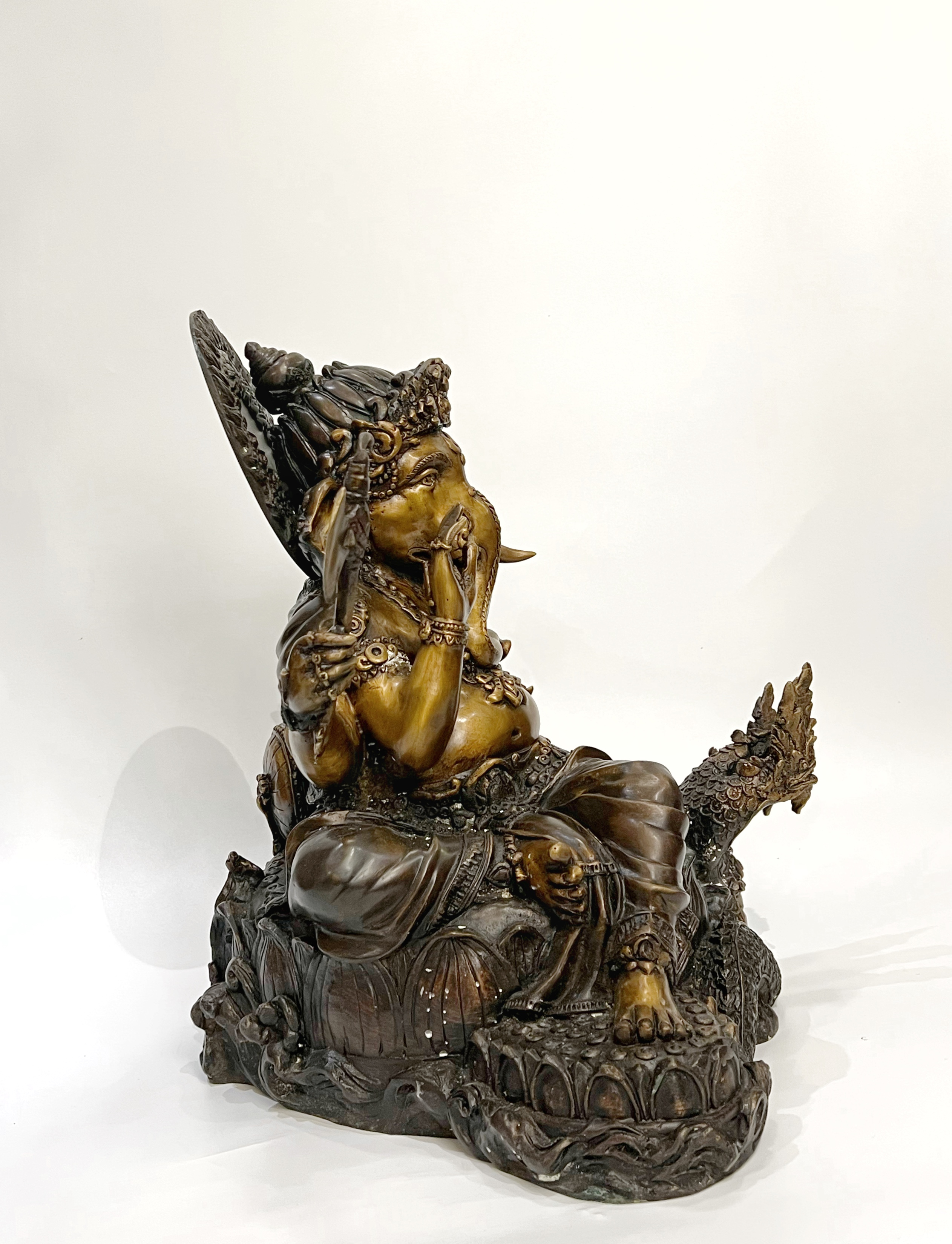 พระพิฆเนศ มหาเศรษฐีบรมสุข หน้าตัก 9 นิ้ว