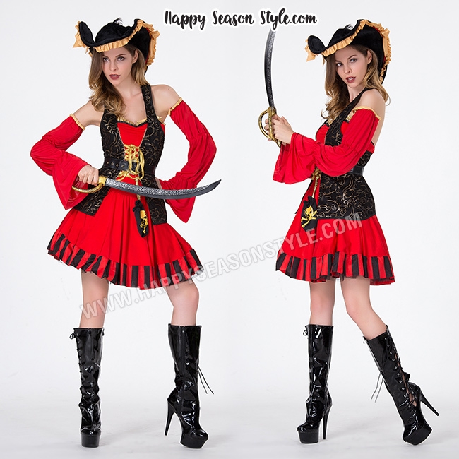 ชุดโจรสลัด สไตล์ สเปนนิซ โจรสลัดหญิง