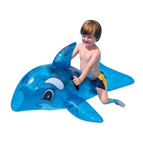 แพยางปลาโลมา Inflatable whale pool float
