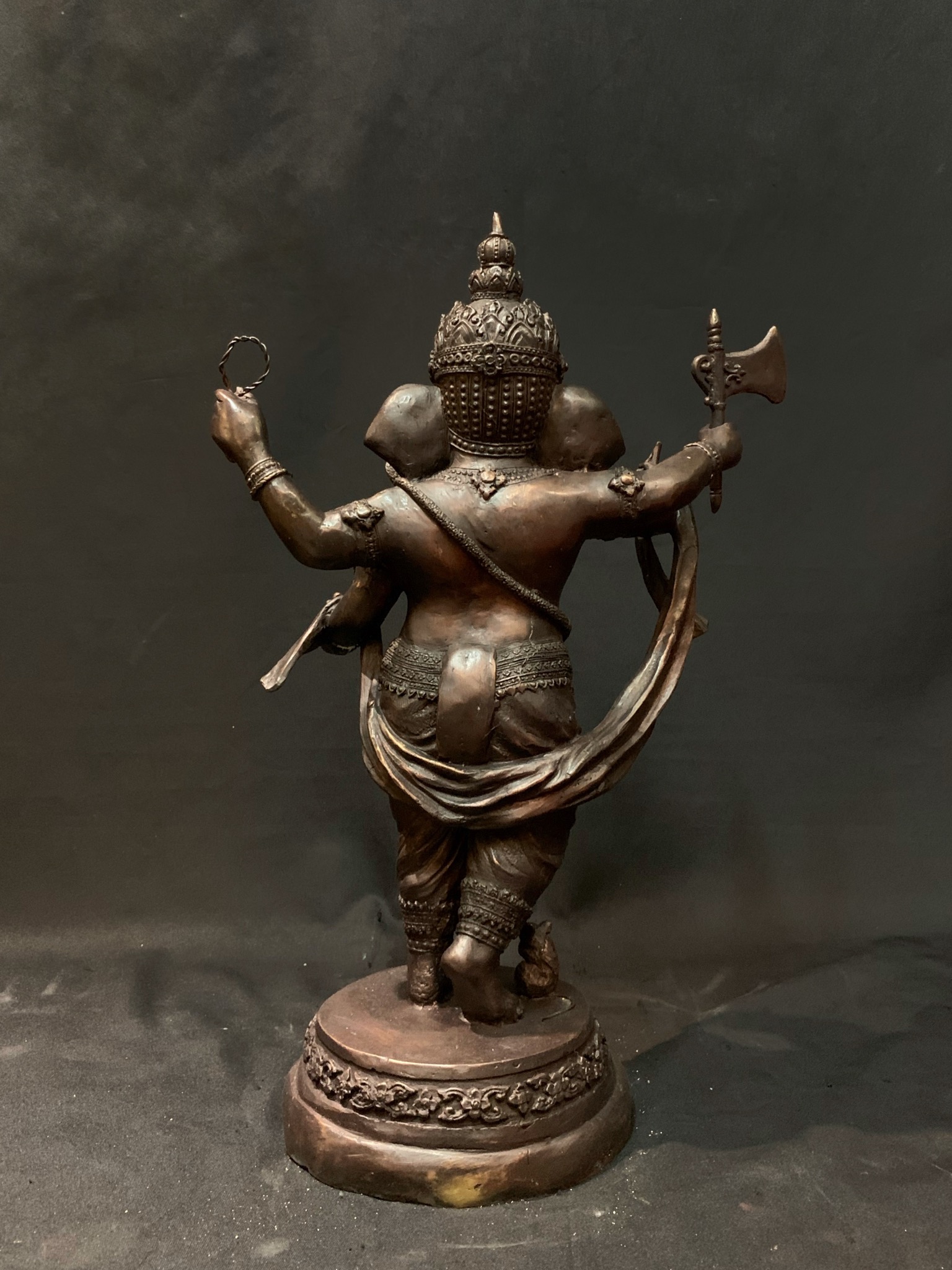 พระพิฆเนศ ปางไพรีพินาศ หน้าตัก 9 นิ้ว