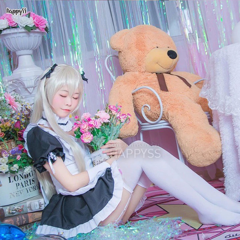 ชุดเมด แม่บ้าน รุ่นเดรสสั้น จากอนิเมะ Yosuga no Sora 🏍️💨ส่งไวจากกทม.