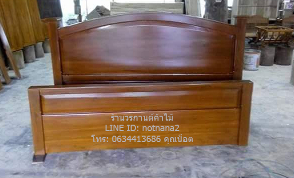เตียงไม้สักรหัสCC110