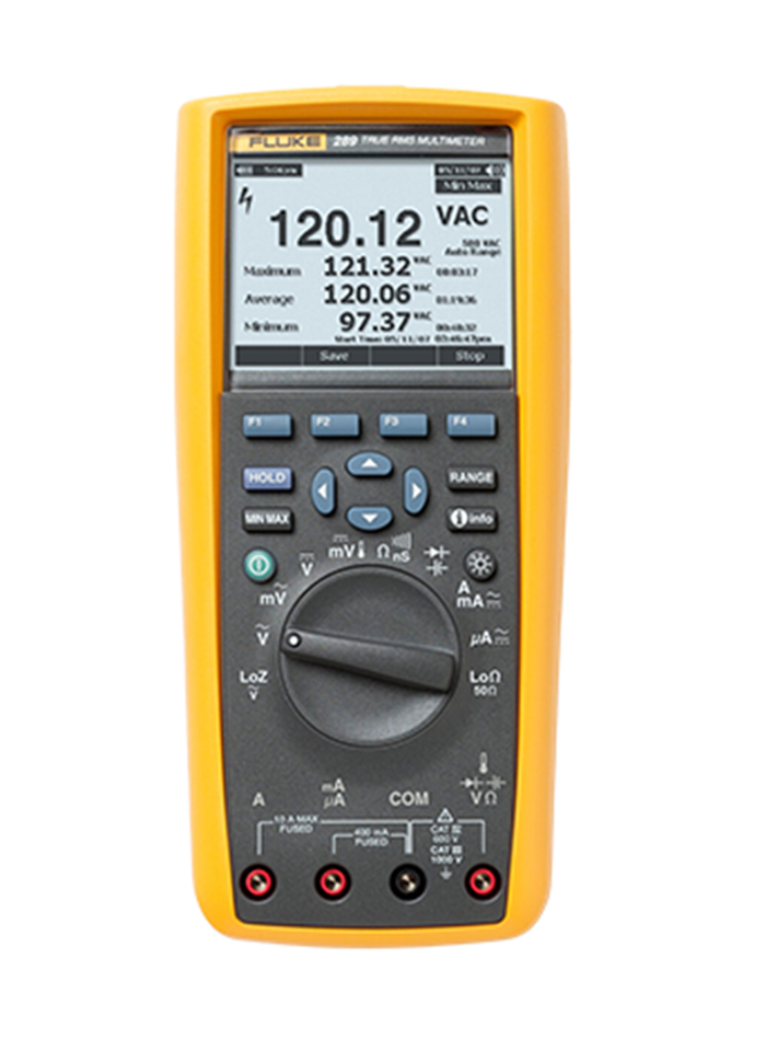 FLUKE 289/IMSK ดิจิตอลมัลติมิเตอร์พร้อมฟังก์ชั่นดิจิตอลมัลติมิเตอร์พร้อมดาต้าล็อกเกอร์ และเทรนล็อกเกอร์ (Industrial Multimeter Service Kit)