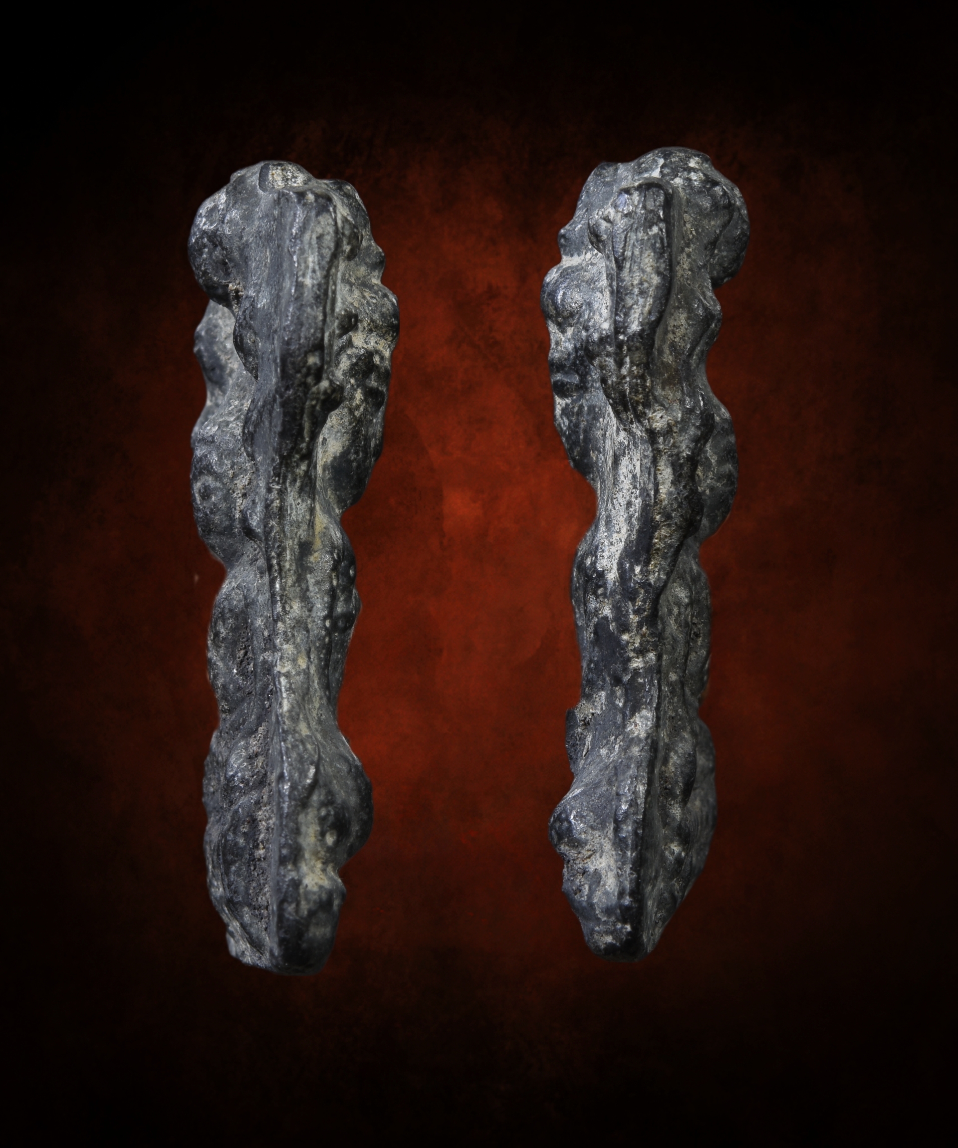 พระมเหศวร หลังนาคปรก เนื้อชินเงิน