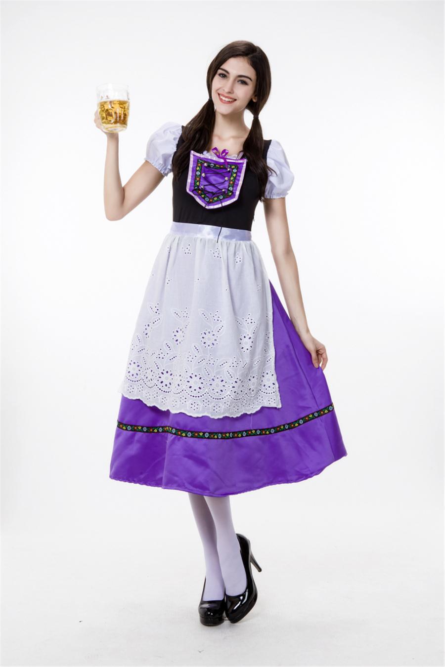 ชุดบาวาเรียน เยอรมัน สีม่วง 🏍️💨 ส่งไวจากไทย ออกโทเบอร์เฟส เทศกาลเบียร์