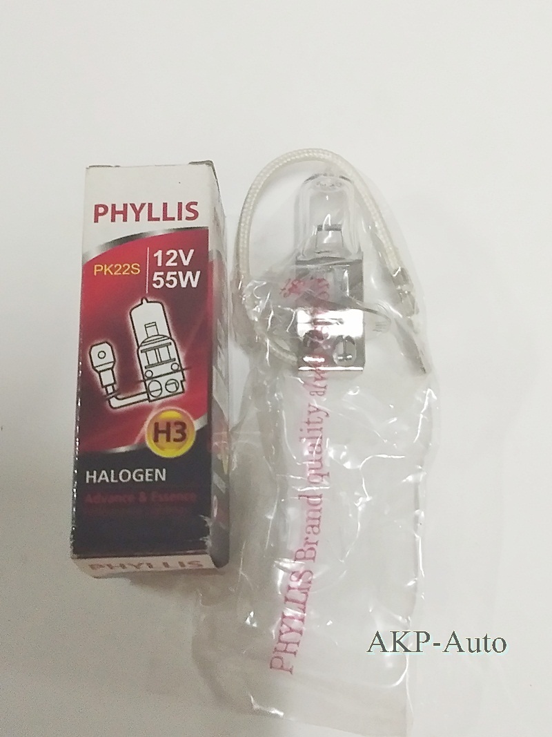 หลอดไฟ H3 PHYLLIS 12V 55W