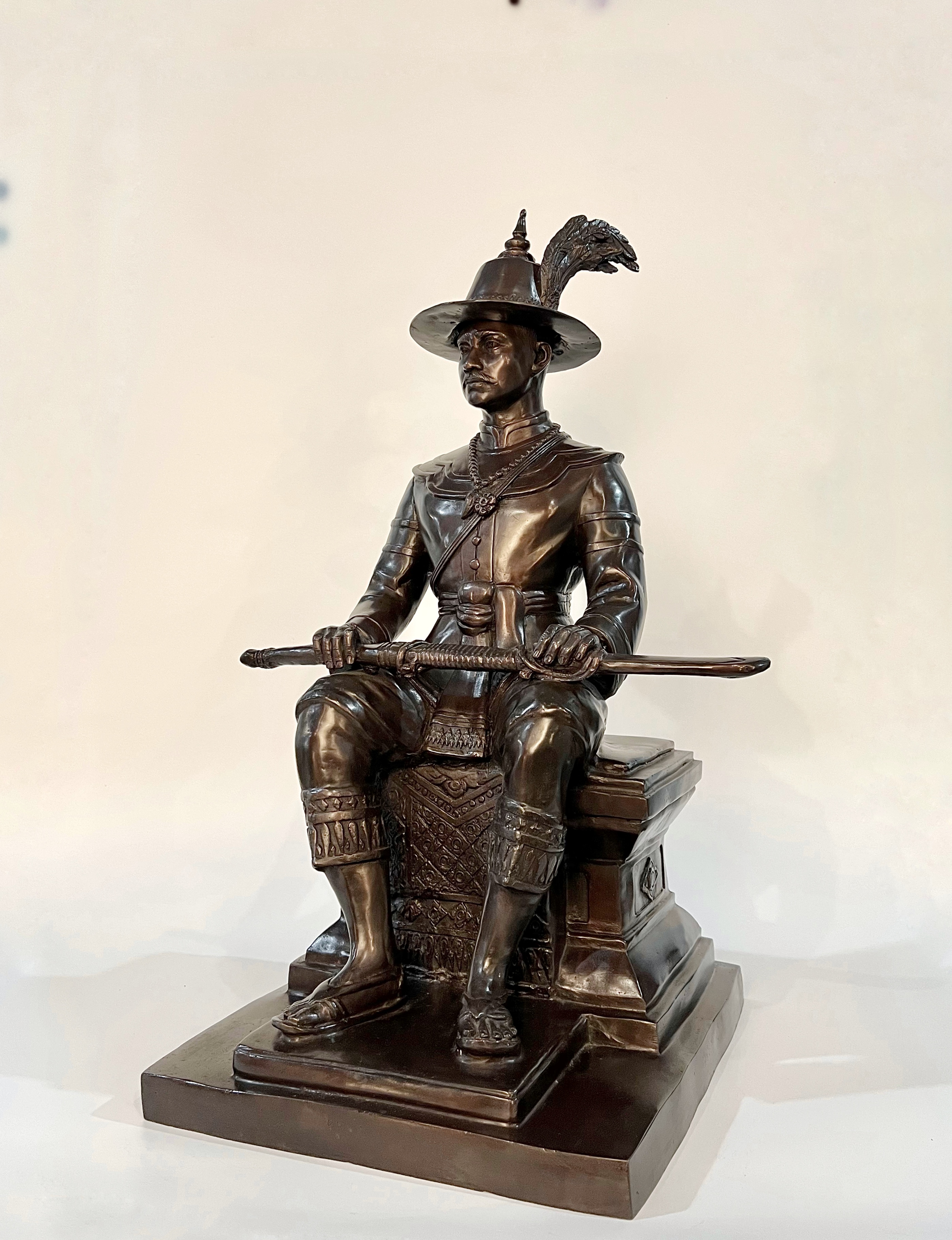 สมเด็จพระเจ้าตากสินมหาราช นั่งบัลลังก์ หน้าตัก 14 นิ้ว