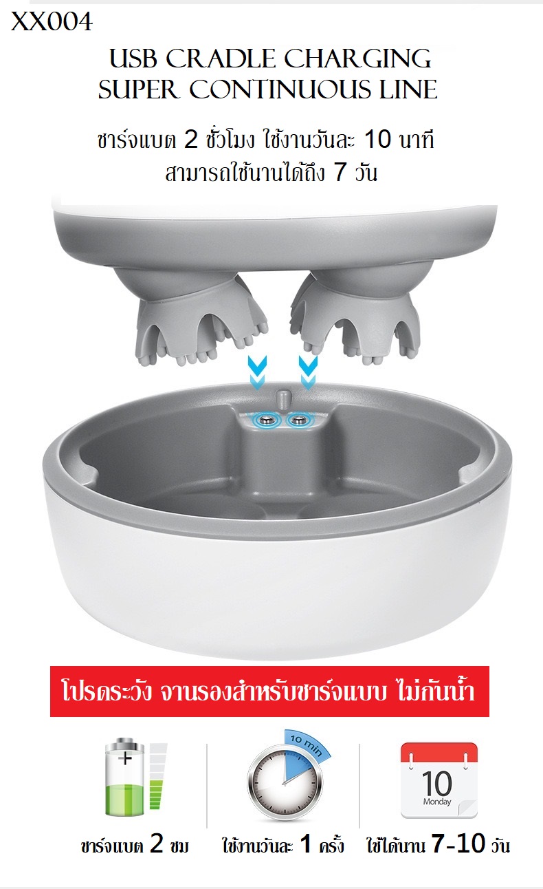 เครื่องนวดศีรษะ HEAD 3D MASSAGER
