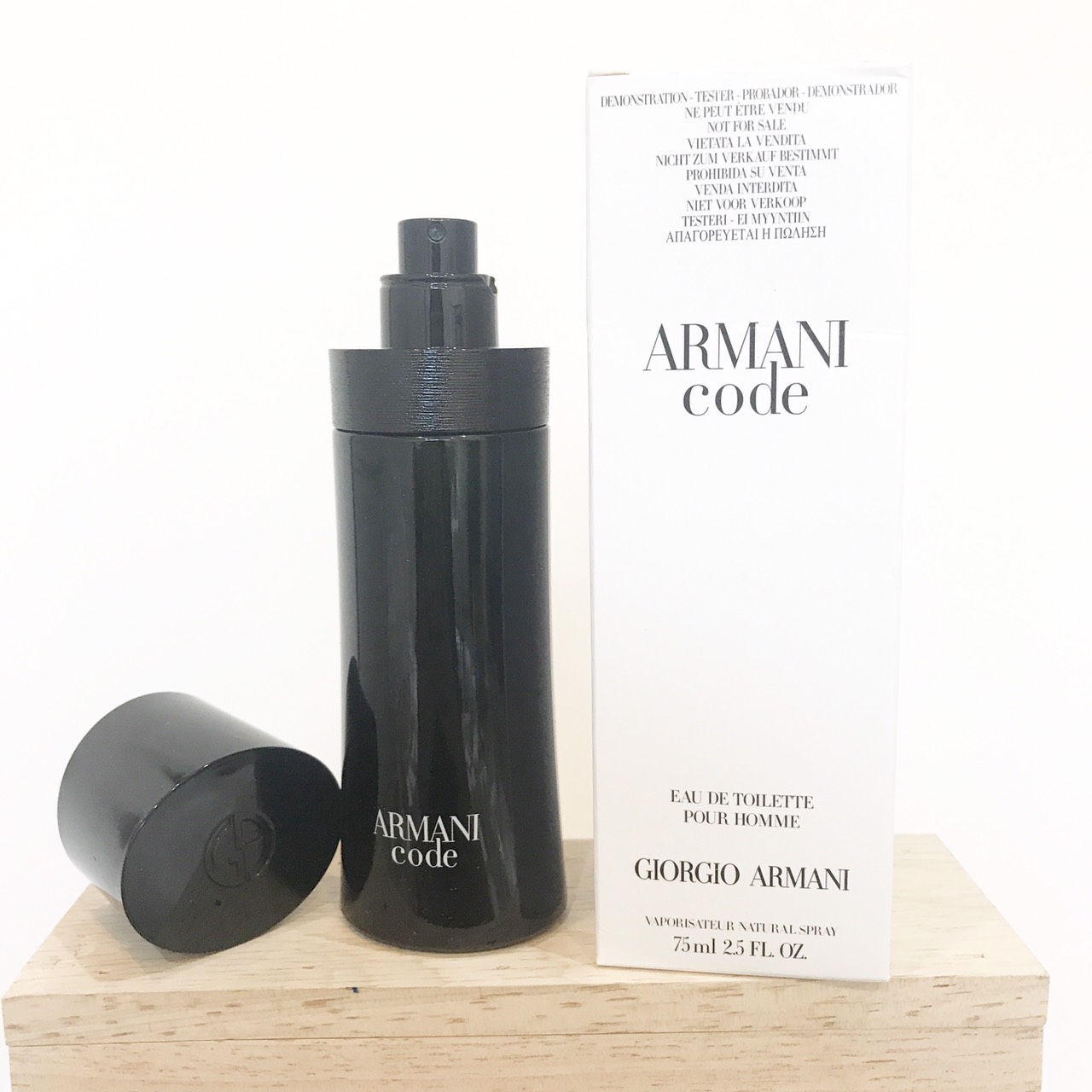 น้ำหอม (กล่องTester) Giorgio Armani Code EDT Pour Homme 75ml ของแท้ 100%✅