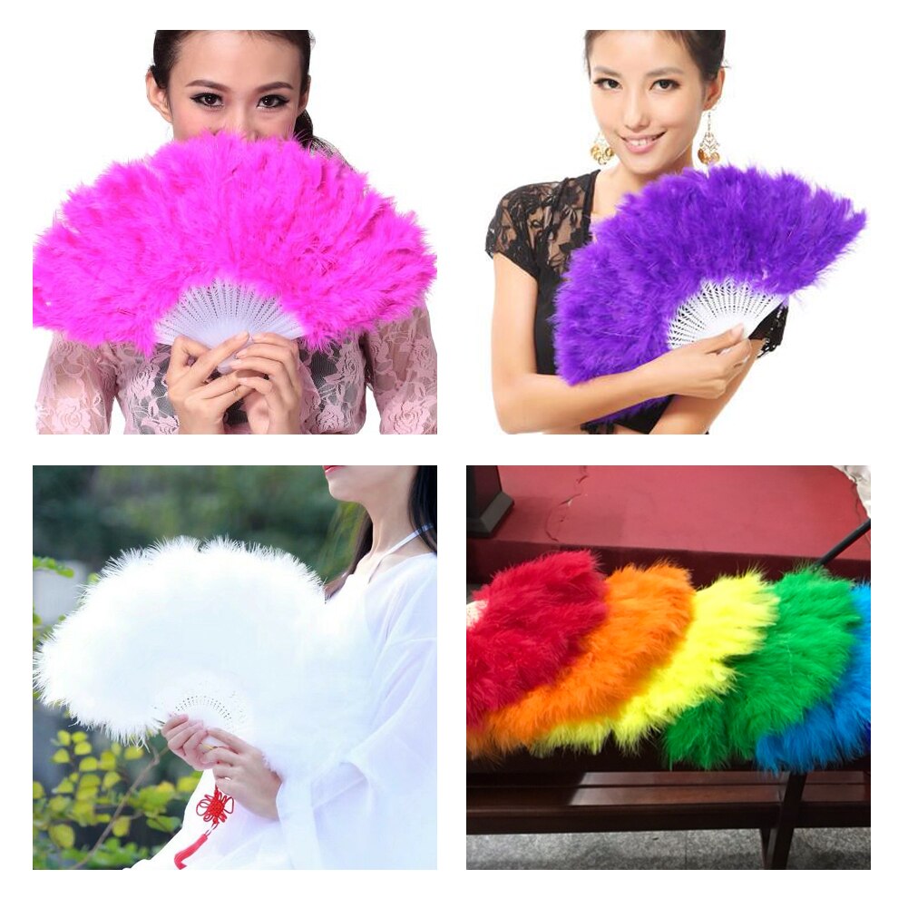 พัดขนนก พัดจีน พัดญี่ปุ่น พัดแฟนซี มีหลายสีให้เลือก