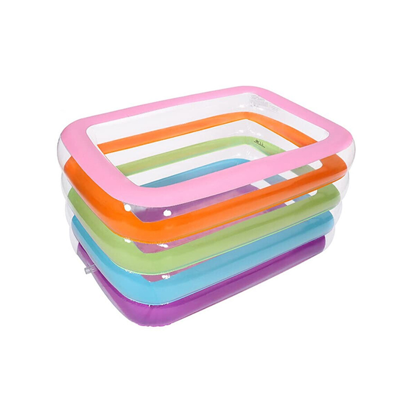 สระน้ำเป่าลม สีรุ้ง Inflatable Intime 4-Ring Swimming Pool