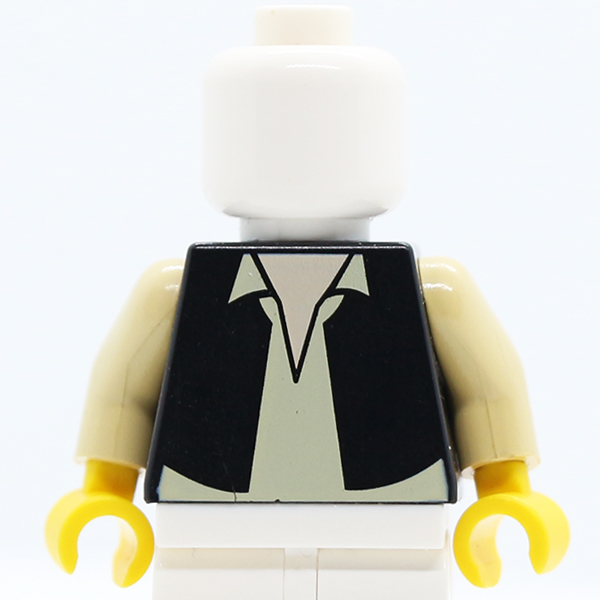 SW Vest and White Shirt Pattern (Han Solo) / Tan Arms / Yellow Hands