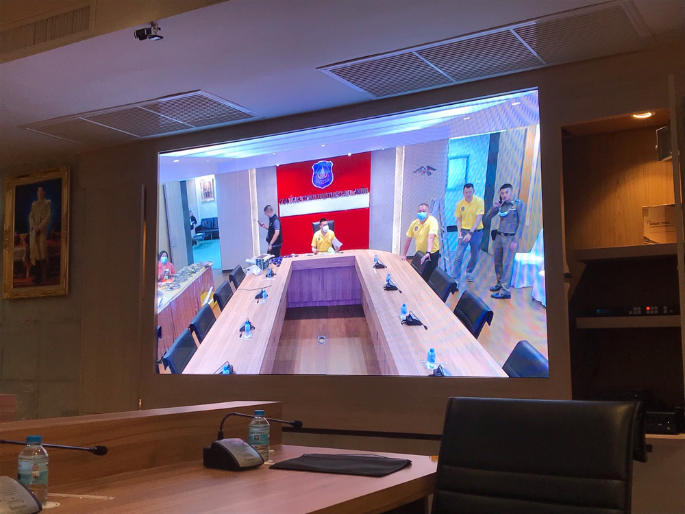 ปรับปรุงระบบเสียง ร่วมกับระบบภาพจอ LED ห้องประชุมสำนักงานผู้บัญชาการ กองบัญชาการตำรวจปราบปรามยาเสพติด